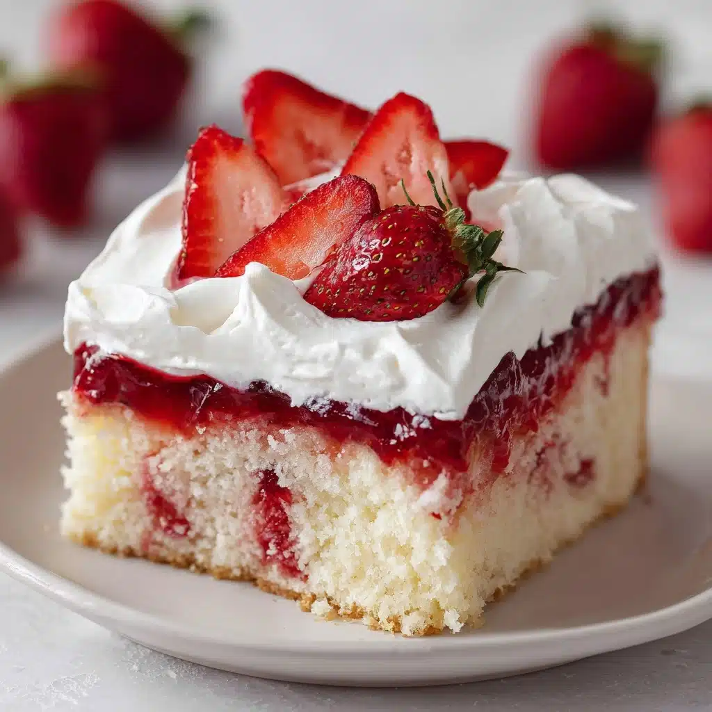 Strawberry Shortcake Poke Cake Recipe