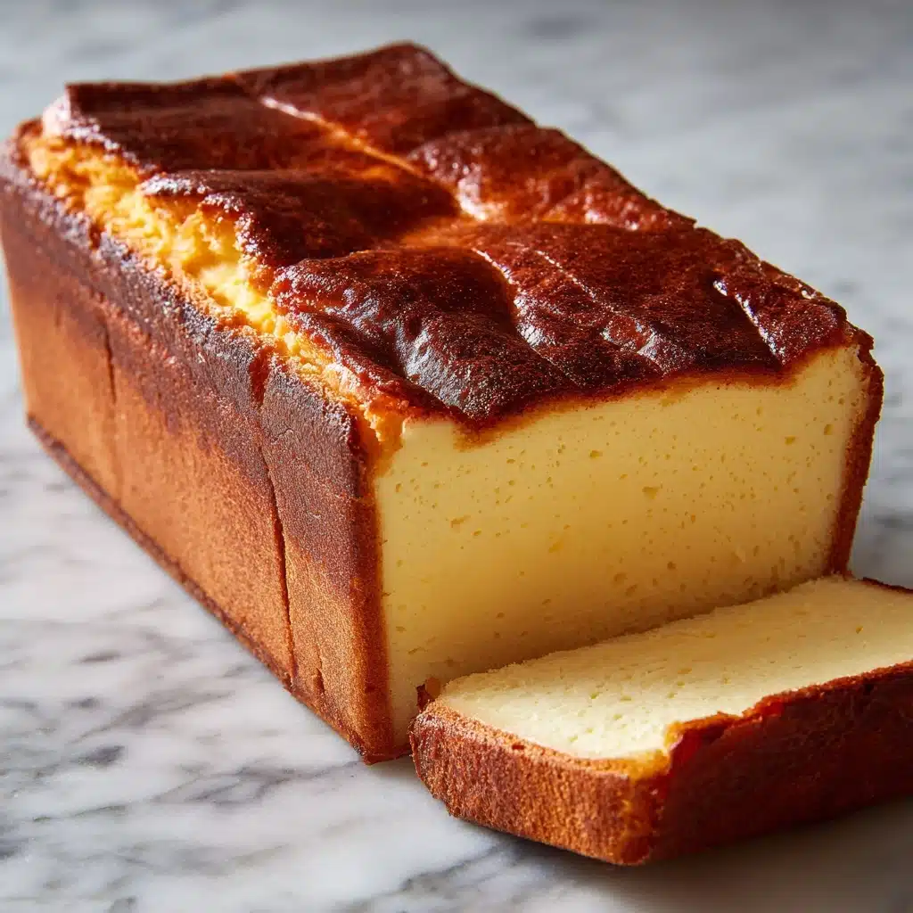 Burnt Basque Cheesecake in a Loaf Pan Recipe - Recipe Image