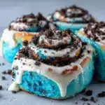 Cookie Monster Cinnamon Rolls Recipe