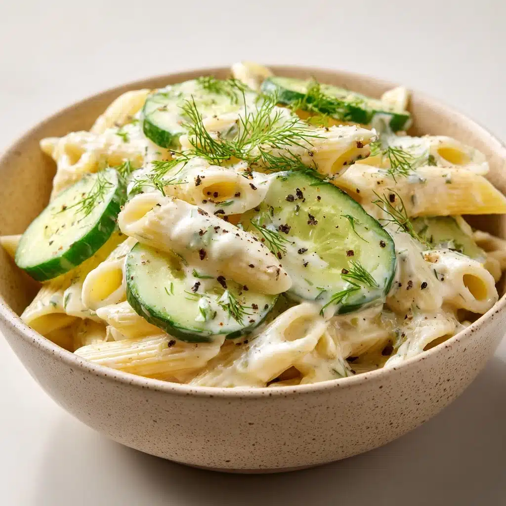 Healthy Cucumber Pasta Salad Recipe - Recipe Image