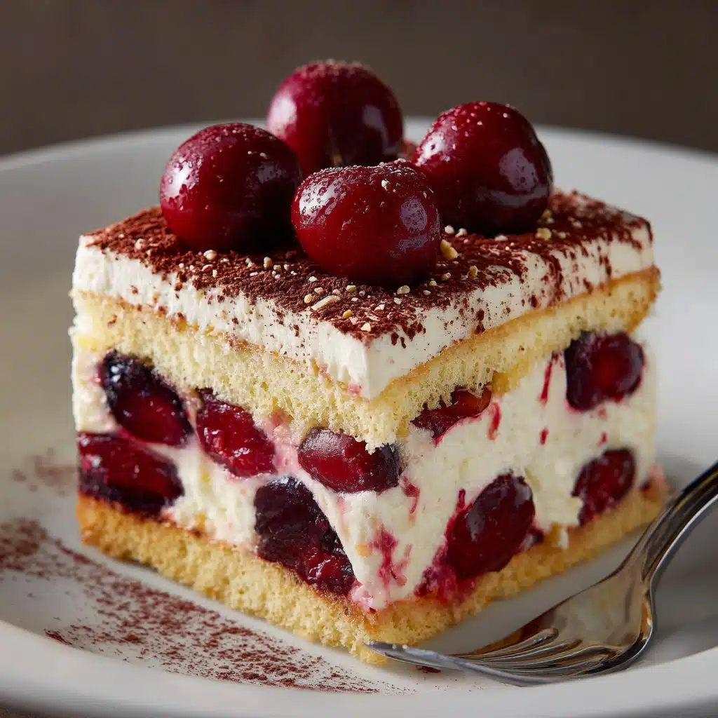 Cherry Amaretto Tiramisu Recipe : A Fruity Twist Recipe