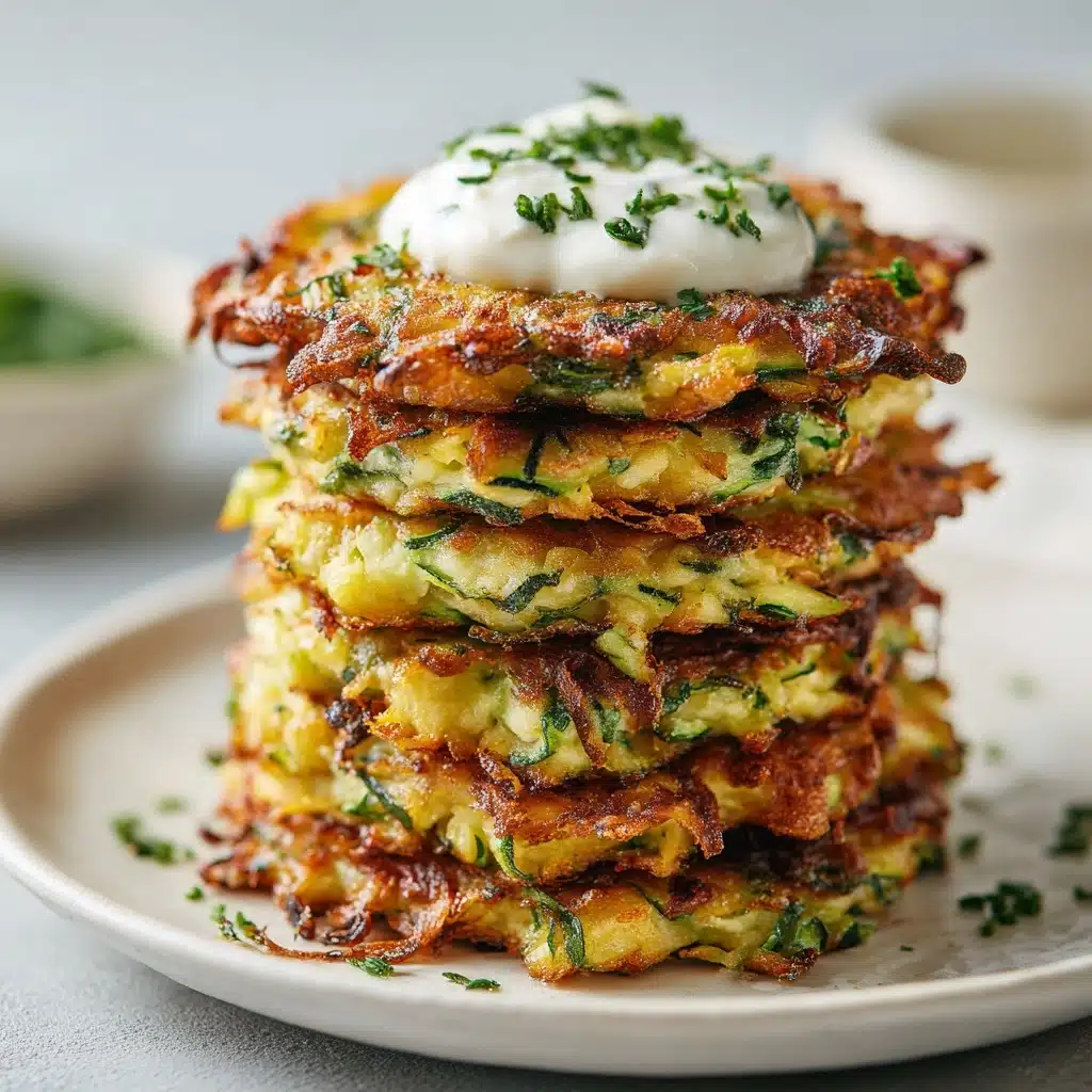 Crispy Zucchini Fritters Recipe - Recipe Image