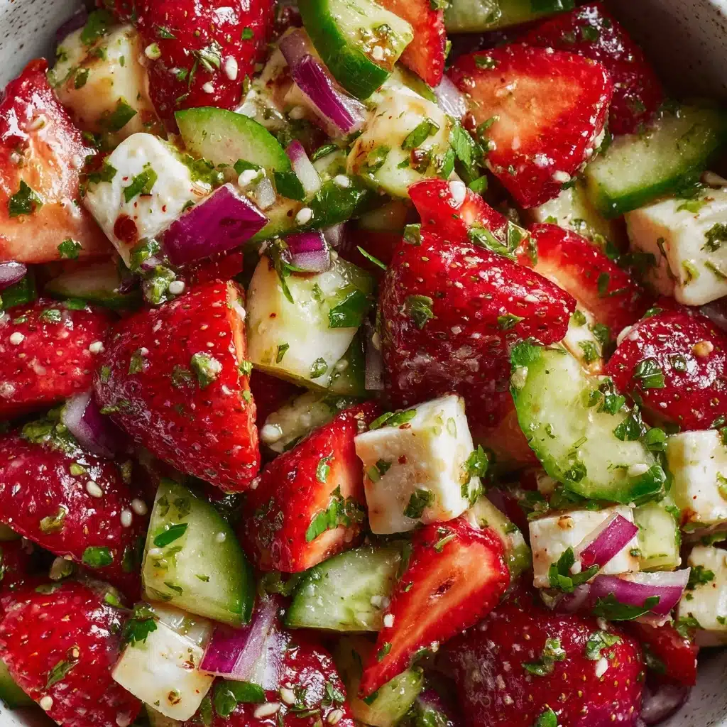 Strawberry Cucumber Salad Recipe - Recipe Image