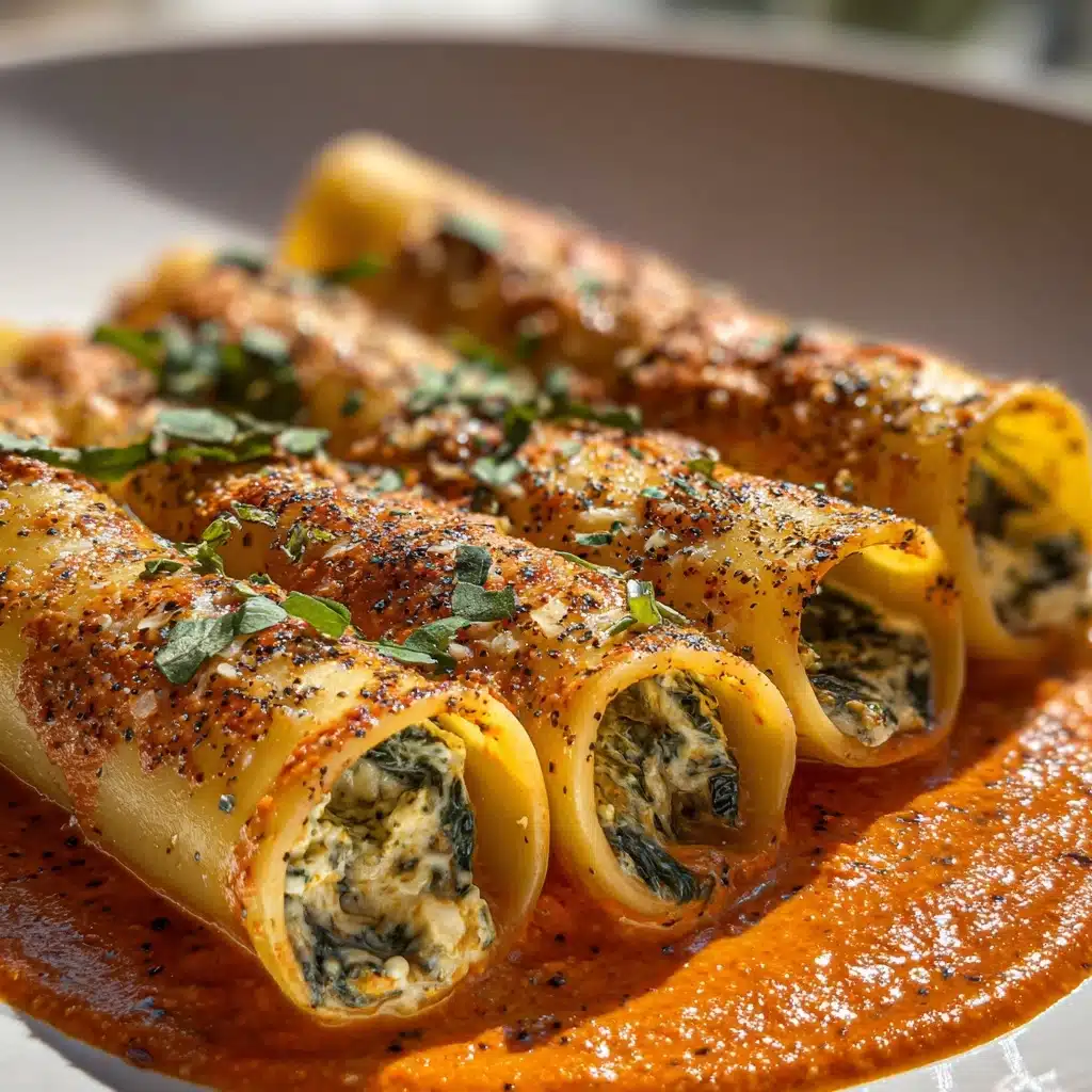 asta Rolls with Roasted Red Pepper Cream Recipe