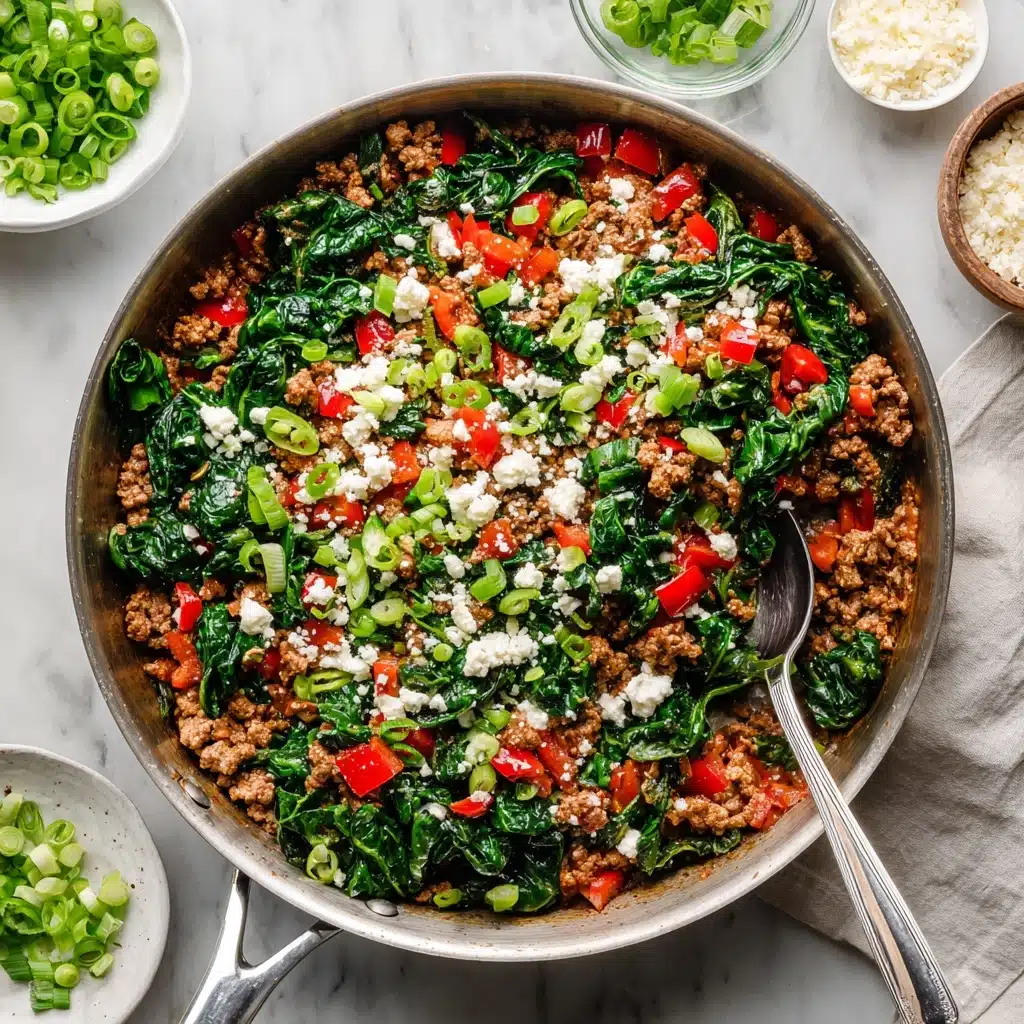 Mediterranean Ground Beef Stir Fry Recipe - Recipe Image