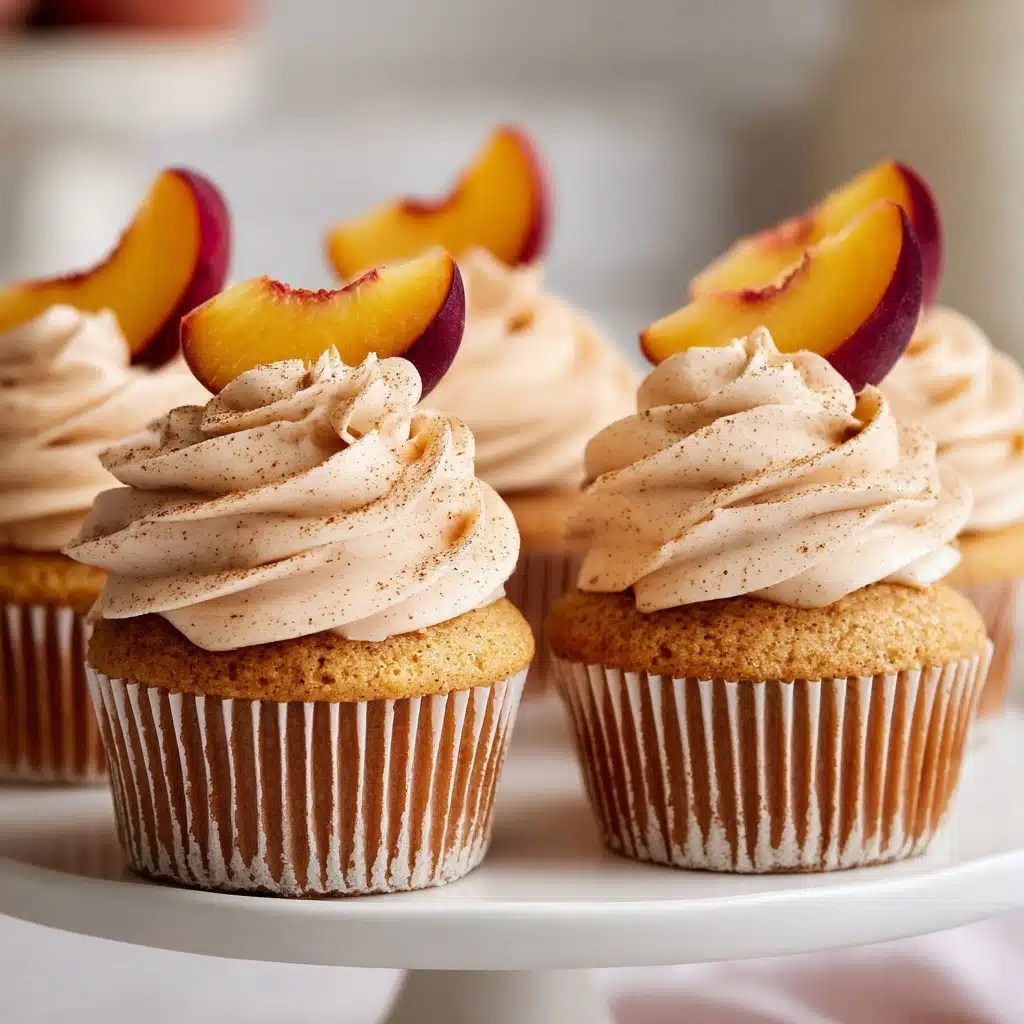 Honey Peach Cream Cheese Cupcakes Recipe