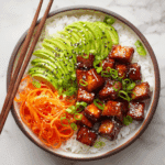 Spicy Maple Chicken & Coconut Rice Recipe