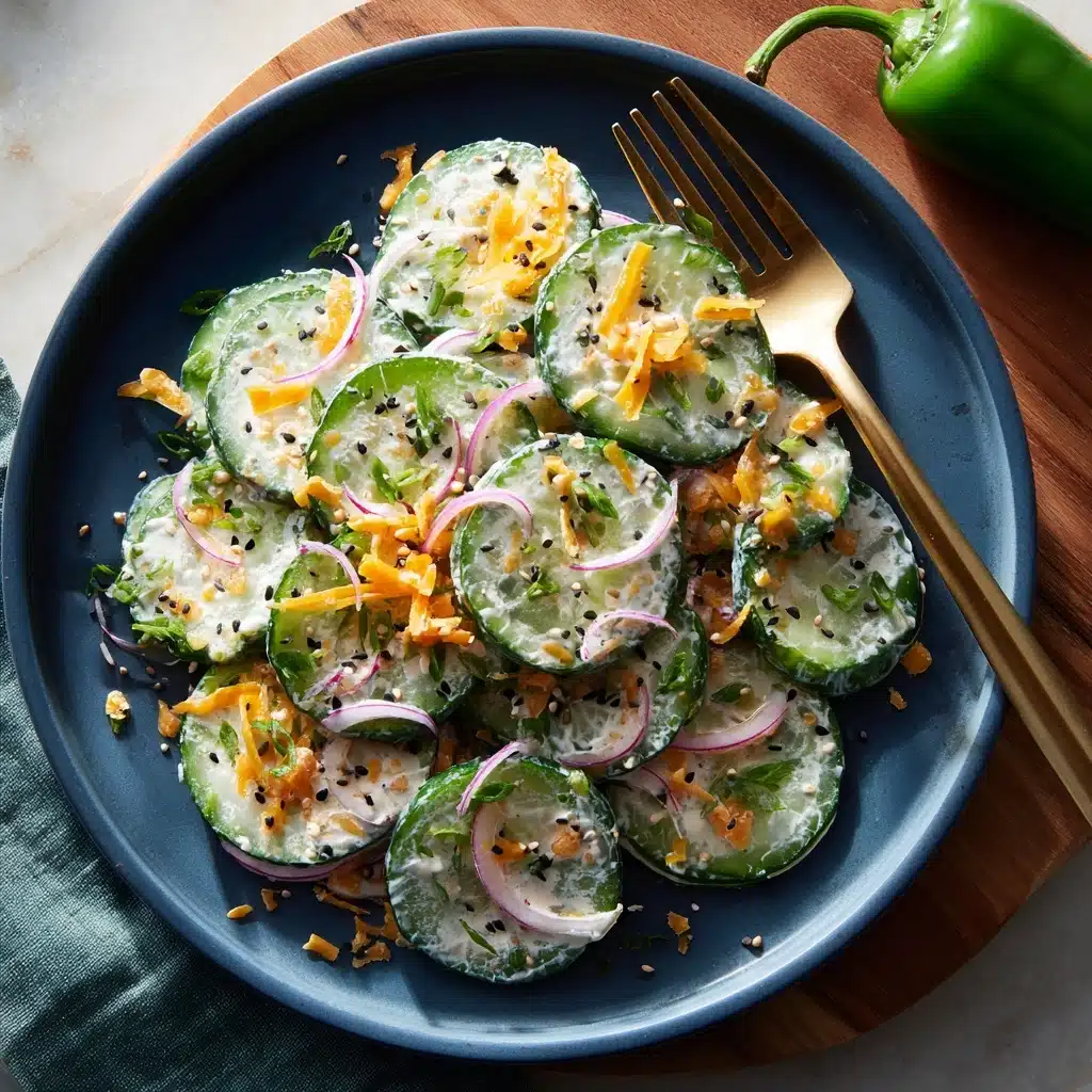 Jalapeno Popper Cucumber Salad Recipe - Recipe Image