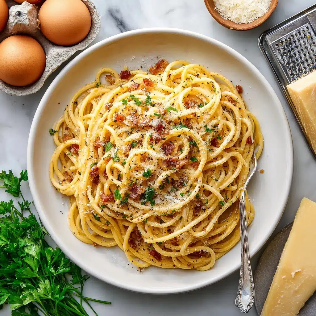 Authentic Pasta Carbonara Recipe - Recipe Image