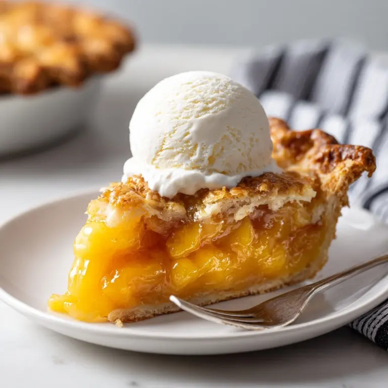 The Best Peach Pie Recipe