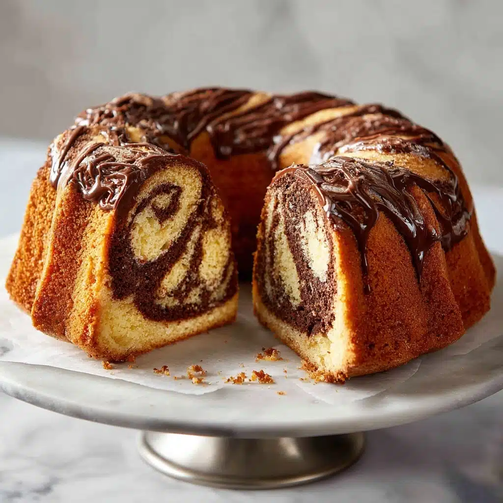 Marble Cake Perfection: Easy Swirled Delight Recipe - Recipe Image
