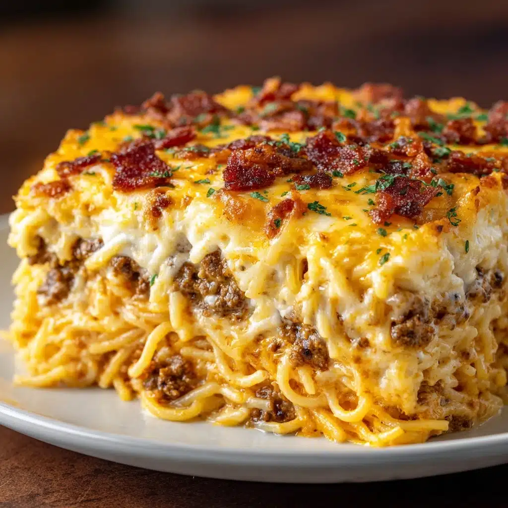 Spicy Southern Cheesy Chicken Spaghetti Casserole Recipe - Recipe Image