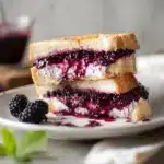 Balsamic Blackberry Basil Grilled Cheese Recipe