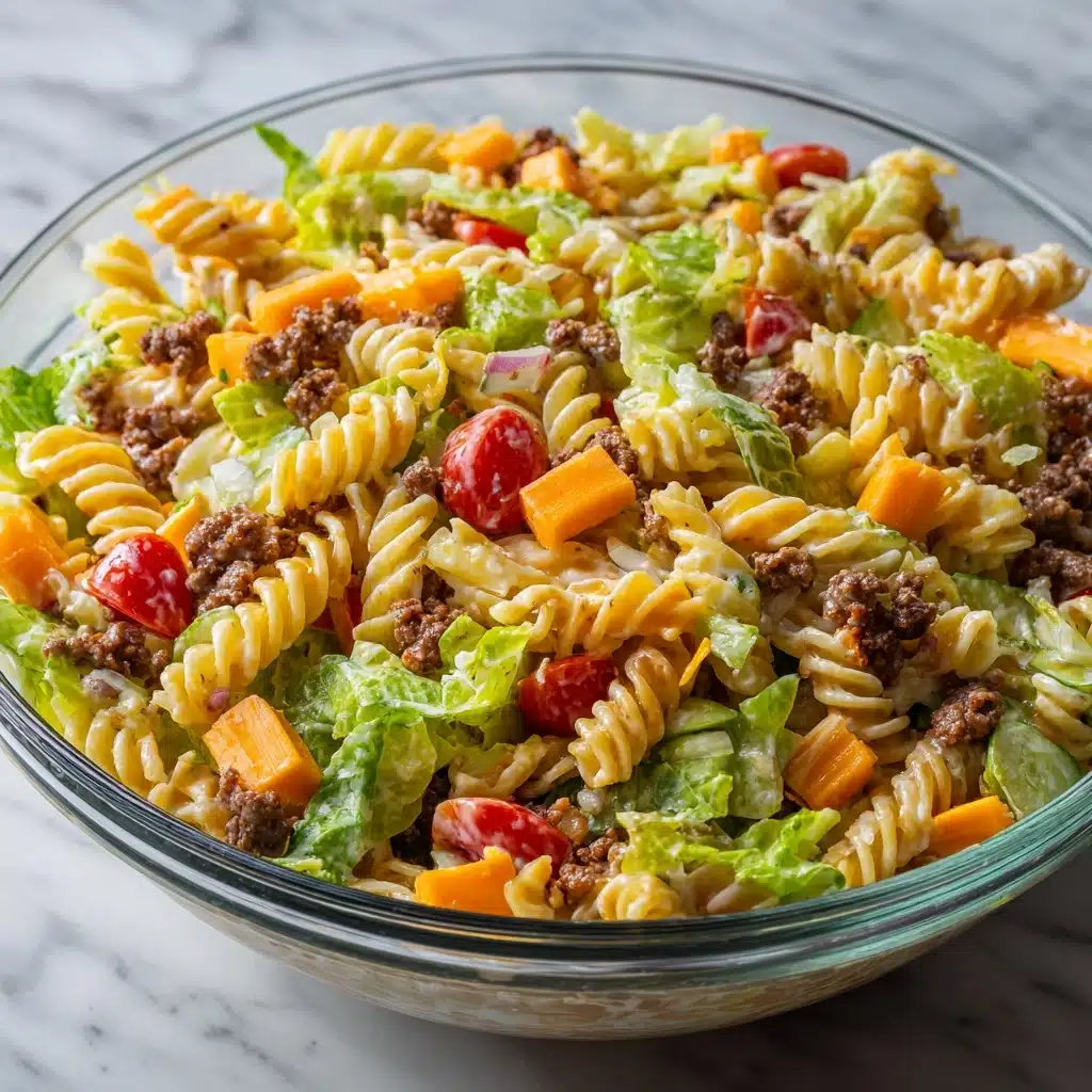 Big Mac Pasta Salad Recipe - Recipe Image