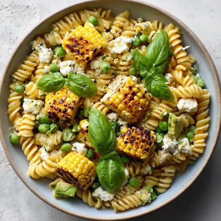 Creamy Street Corn Pasta Salad Recipe
