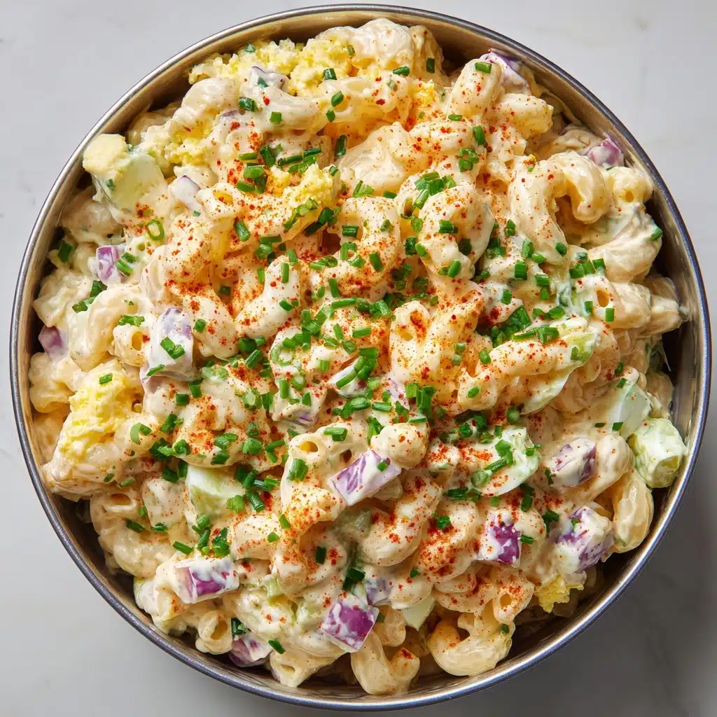 Deviled Egg Pasta Salad Recipe - Recipe Image