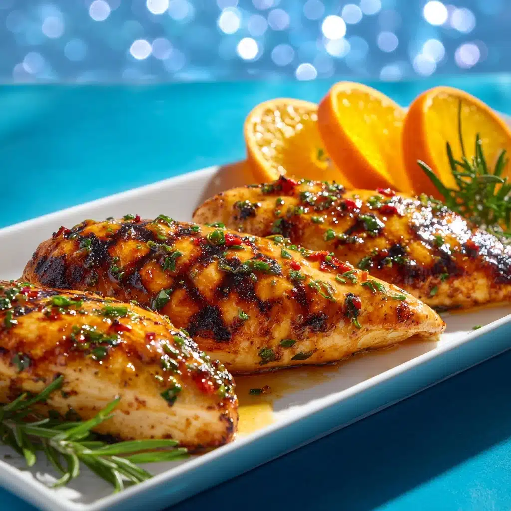Grilled Citrus Chicken with Glaze Recipe - Recipe Image