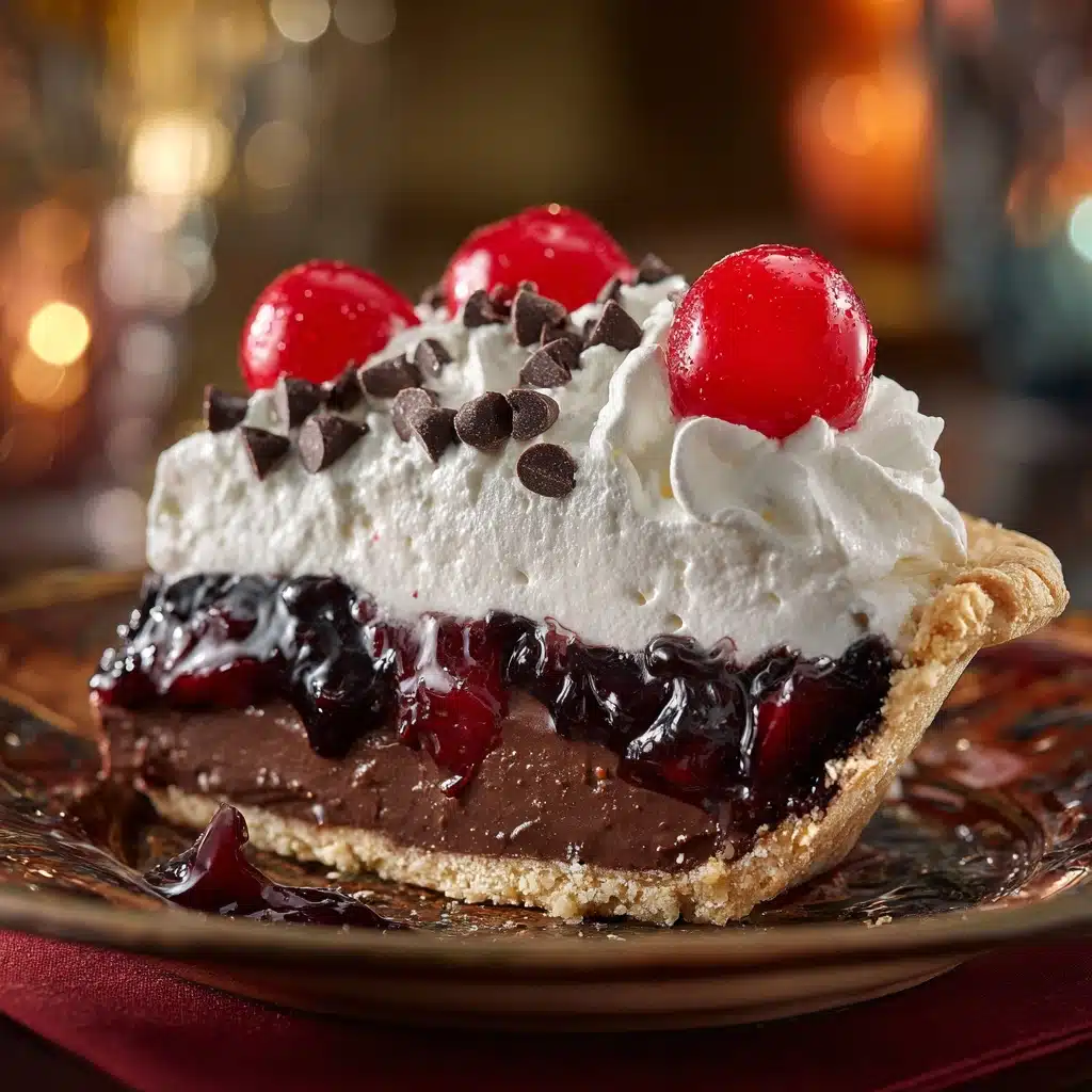 Chocolate Cherry Cream Pie Recipe - Recipe Image
