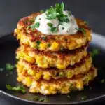 Cheesy Corn Fritters Recipe