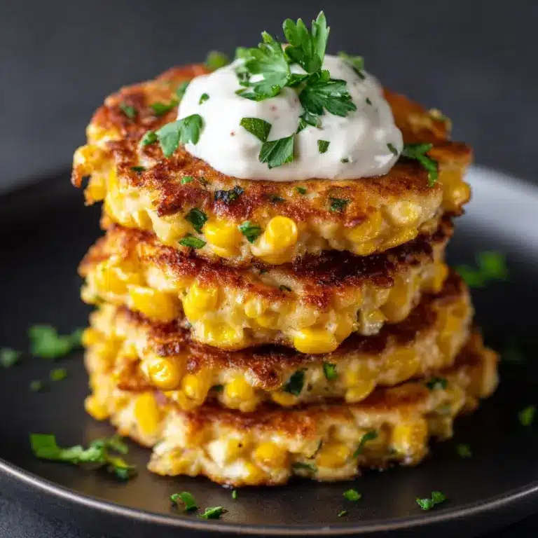 Cheesy Corn Fritters Recipe