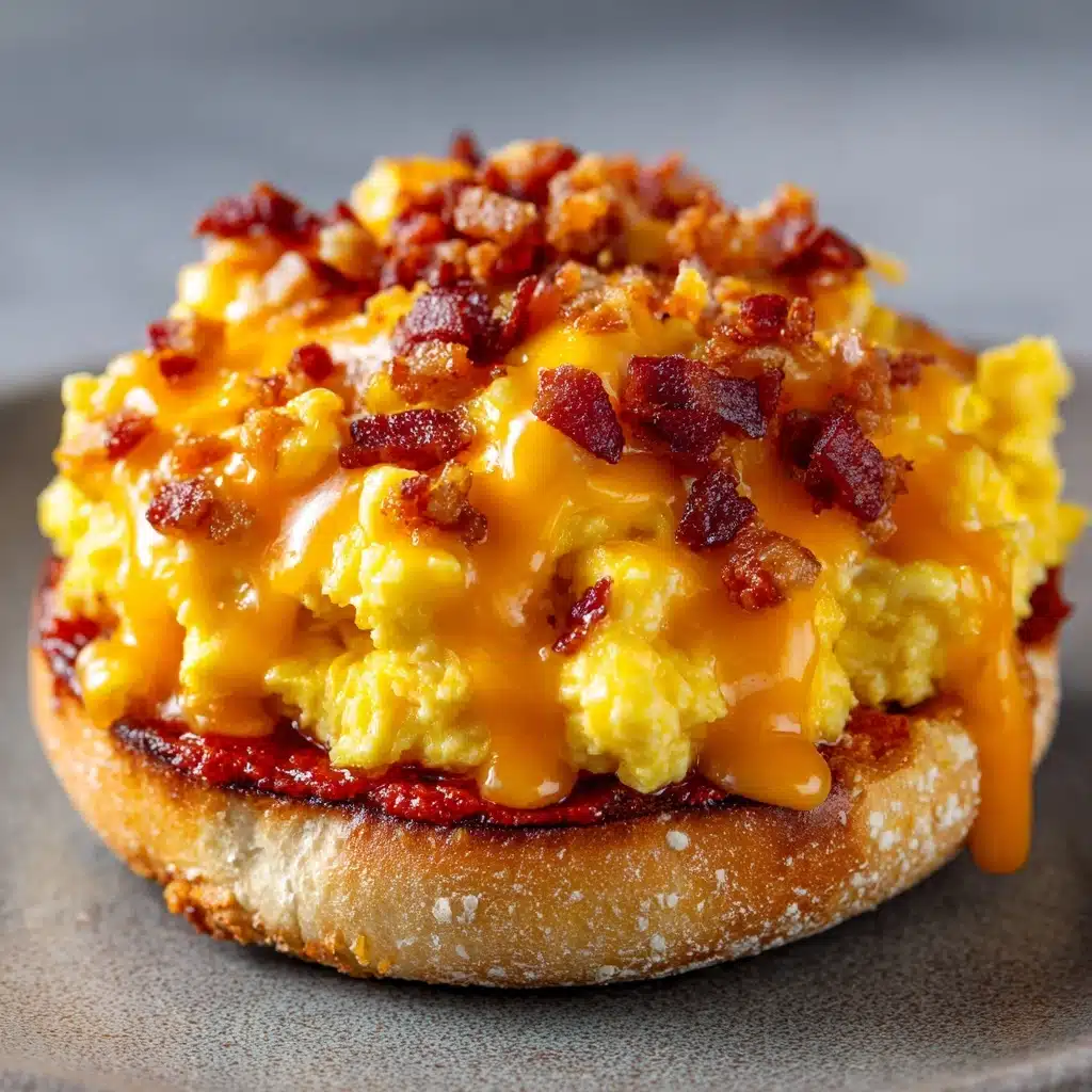 English Muffin Breakfast Pizzas Recipe