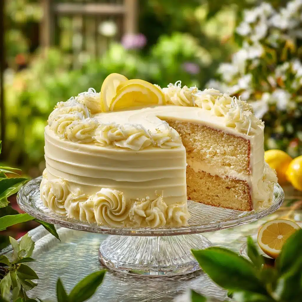 Lemon Cheesecake Cake Recipe