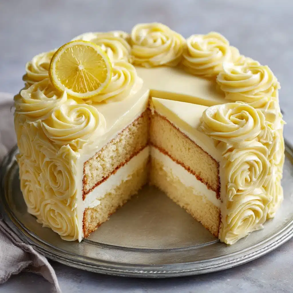 Lemon Cheesecake Cake Recipe - Recipe Image