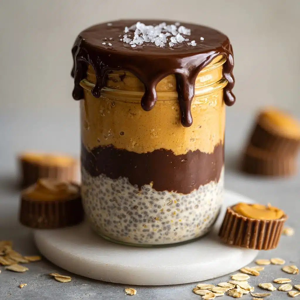 Peanut Butter Cup Overnight Oats Recipe - Recipe Image