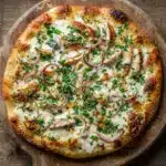 White Pizza with Chicken and Fresh Herbs Recipe
