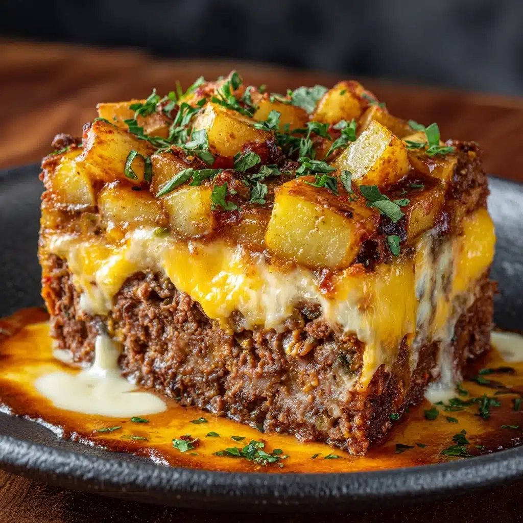 Loaded Potato and Meatloaf Casserole Recipe - Recipe Image