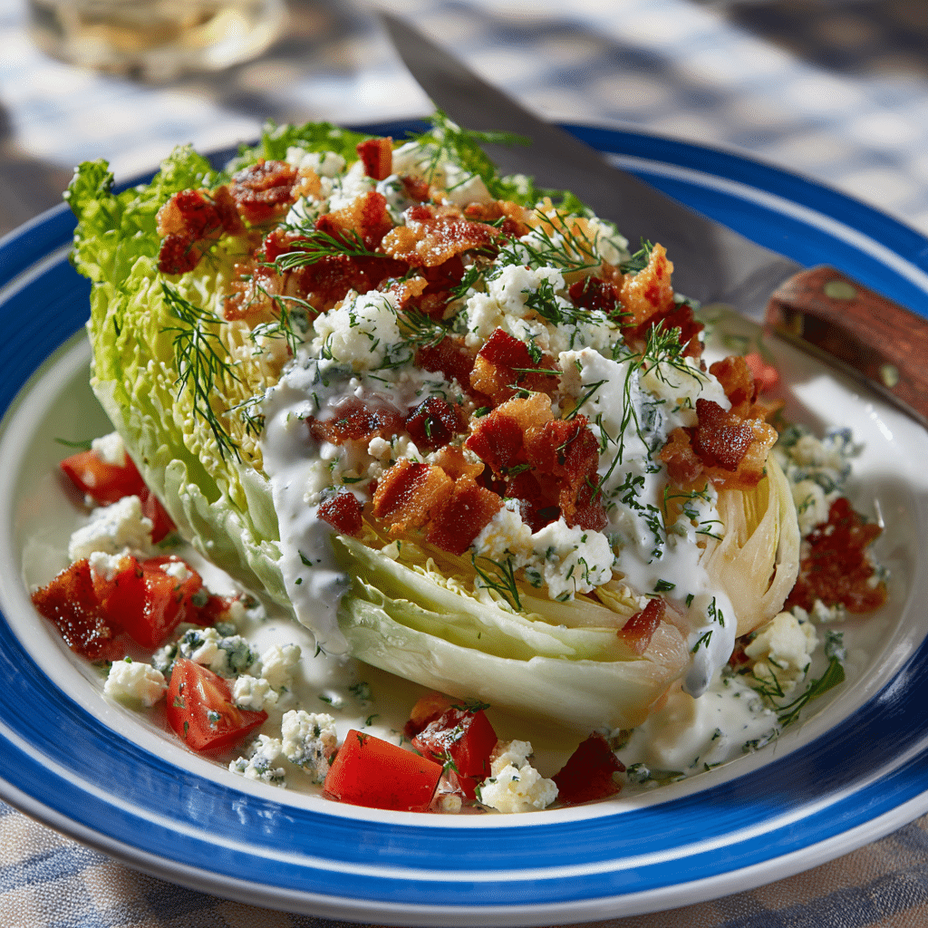 Garlic Herb Wedge Salad Recipe