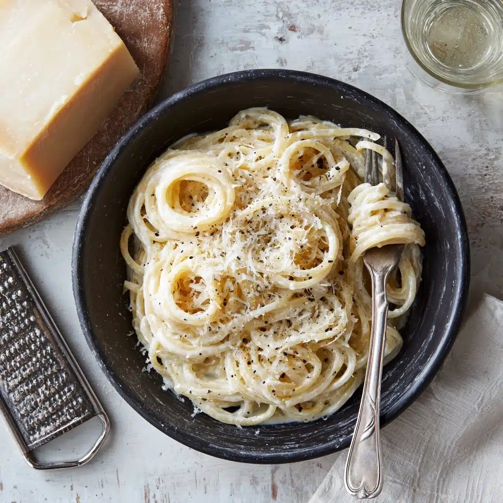 Spaghetti with Butter, Egg and Cheese Recipe
