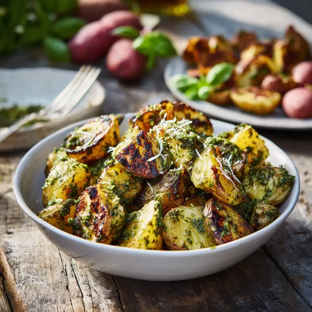 Grilled Pesto Potatoes Recipe