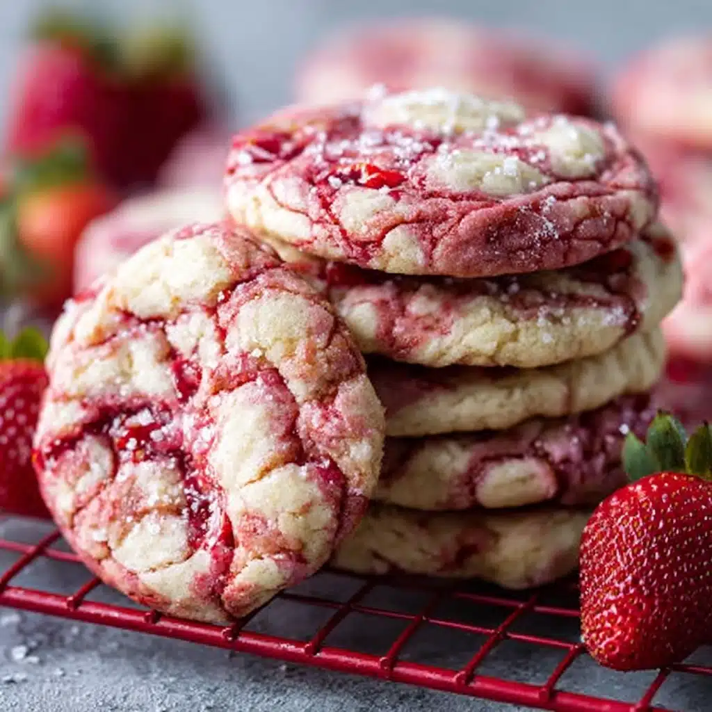 Double Strawberry Sugar Cookies Recipe