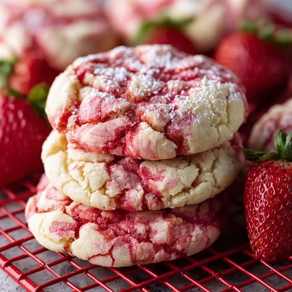 Double Strawberry Sugar Cookies Recipe - Recipe Image