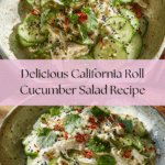 Easy California Roll Cucumber Salad Recipe