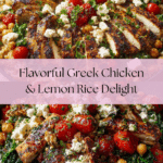 Greek Chicken and Lemon Rice (30 Minutes, One-Pot) Recipe