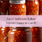 Italian-Style Tomato Sauce (and how to can it!) Recipe