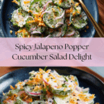 Jalapeno Popper Cucumber Salad Recipe