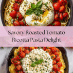 Roasted Tomato and Garlic Ricotta Pasta Recipe