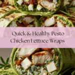 Pesto Chicken Lettuce Wraps: A Quick & Healthy Recipe