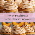 Honey Peach Cream Cheese Cupcakes Recipe