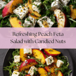 Simple Peach Feta Salad Recipe