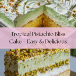 Tropical Pistachio Bliss Cake Recipe