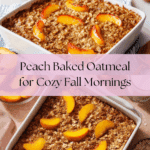 Peach Baked Oatmeal Recipe