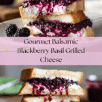 Balsamic Blackberry Basil Grilled Cheese Recipe