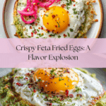 Crispy Feta Fried Eggs (Viral Recipe) Recipe