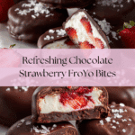 Chocolate Strawberry Frozen Yogurt Bites Recipe