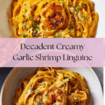Easy Creamy Shrimp Linguine Recipe (with Garlic) Recipe