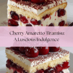 Cherry Amaretto Tiramisu Recipe : A Fruity Twist Recipe
